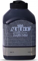 Artdeco Akrilik Boya, 500ml, Siyah 3618