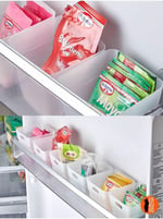 ARVALE 6'lı Buzdolabı Kapak İçi Düzenleyici Organizer Buzdolabı ve Banyo Organizeri 6 Adet
