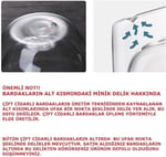 ARVALE Çift Cidarlı Cam Kupa Ev Ofis Fincanı Isı Yalıtımlı Kulplu Cam Bardak (2 Adet 500 ml) - Seçenekler: 2 Adet Main 250 ml, 2 count Helsinki 250 ml...
