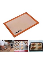 ARVALE Fırınlanabilir Silikon Pişirme Matı - Yıkanabilir Fırın Matı 30 x 40 cm