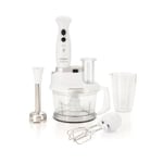 Arzum AR1004 Blender Seti, 800ml ve 1.5L Hazne, 1000W, Beyaz
