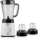 Arzum AR1057 Maxiblend Sürahi Blender, 500W, 1.5L Hacim, Paslanmaz Çelik Bıçak, Beyaz