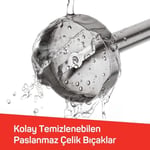 Arzum AR1108-S Smarty Neo El Blender Seti, 900 W, 800 ml Hazne, Siyah