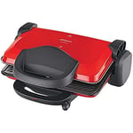 Arzum AR2007 Sultane 1800W 4 Dilim Kapasiteli Izgara ve Tost Makinesi, 180 Derece Açılır Gövde, Kırmızı
