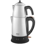 Arzum AR3051-INX Çaycı Lux Çay Makinesi Paslanmaz Çelik, 1.8 Litre, 1800 Watt, Çok Renkli