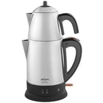 Arzum AR3051-INX Çaycı Lux Çay Makinesi Paslanmaz Çelik, 1.8 Litre, 1800 Watt, Çok Renkli