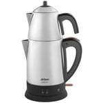 Arzum AR3051-INX Çaycı Lux Çay Makinesi Paslanmaz Çelik, 1.8 Litre, 1800 Watt, Çok Renkli