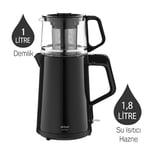 Arzum AR3134 Dreamtea Çay Makinesi 1 L Demlik Kapasitesi, Siyah