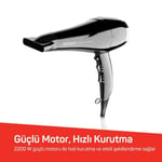 Arzum AR5007 Shiny İyonlu Saç Kurutma Makinesi, 2200W, Siyah