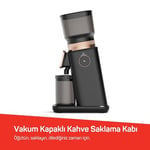 Arzum OK0044 Master Grind Kahve Öğütücü, 60 Öğütme Ayarlı, Dijital Ekranlı, Bakır