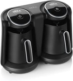 Arzum Okka Arzum OK006-K OKKA Minio Duo Türk Kahvesi Makinesi, 8 Fincan Kapasite, 880 W, Krom