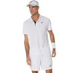 Asics COURT POLO Erkek Beyaz Kısa Kollu Tshirt 2041A340-100