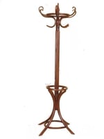 Askılık 18138 Bambu Model Parlak Ceviz Boya Demonte İtinalı Paket kargo El Yapım