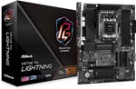 ASRock X670E PG Lightning ATX Anakart AMD AM5 Ryzen 8000 ve 7000, DDR5, 4x M.2 SSD, 4K 120Hz, AMD Expo, USB Type-C