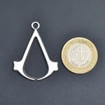Assassin's Creed Örme Zincir Kolye - Gümüş Kaplama - Erkek Kadın Kolye - No:1287