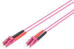 Assmann Digitus LWL optik ara bağlantı kablosu LC LC Multimode 50/125 µm çift yönlü uzunluk 1 m sınıfı OM4 LSOH RAL 4003 - Seçenekler: OS2 - LC/LC, OS2 - LC/SC, OM3 - LC/LC, OM3 - SC/SC...