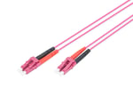Assmann Digitus LWL optik ara bağlantı kablosu LC LC Multimode 50/125 µm çift yönlü uzunluk 1 m sınıfı OM4 LSOH RAL 4003 - Seçenekler: OS2 - LC/LC, OS2 - LC/SC, OM3 - LC/LC, OM3 - SC/SC...