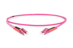 Assmann Digitus LWL optik ara bağlantı kablosu LC LC Multimode 50/125 µm çift yönlü uzunluk 1 m sınıfı OM4 LSOH RAL 4003 - Seçenekler: OS2 - LC/LC, OS2 - LC/SC, OM3 - LC/LC, OM3 - SC/SC...