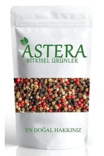 ASTERA 500 Gr Renkli Karabiber 4 Renk Karışık Tane Karabiber