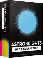 Astrobrights Mega Koleksiyon, Renkli Karton, 