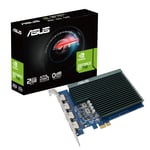 ASUS GeForce GT 730 2GB DDR5 grafik kartı (4 x HDMI, tek yuvalı tasarım, pasif soğutma, GPU Tweak II, GT730-4H-SL-2GD5) - Seçenekler: GT730-4H-SL-2GD5, GT730-2GD3-BRK-EVO, GT730-SL-2GD3-BRK-EVO...