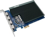 ASUS GeForce GT 730 2GB DDR5 grafik kartı (4 x HDMI, tek yuvalı tasarım, pasif soğutma, GPU Tweak II, GT730-4H-SL-2GD5) - Seçenekler: GT730-4H-SL-2GD5, GT730-2GD3-BRK-EVO, GT730-SL-2GD3-BRK-EVO...