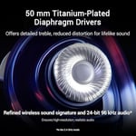 ASUS ROG DELTA II KABLOSUZ OYUN KULAKLIĞI (50MM TİTANYUM SÜRÜCÜLER, ROG SPEEDNOVA, 10MM SÜPER GENİŞ BANT MİKROFON, 153-SAAT PİL ÖMRÜ, DUALFLOW SES, BT, 2.4GHZ, 3.5MM, PC, SWITCH, PS4, PS5, XBOX UYUMLU