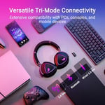 Asus ROG Delta II Wireless 2.4GHz/Bluetooth Kablosuz Siyah Gaming (Oyuncu) Kulaklık