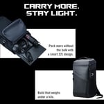 ASUS ROG Ranger BP201 dizüstü bilgisayar sırt çantası (hafif, su geçirmez, 22 litre depolama alanı, 17 inçe kadar dizüstü bilgisayarlar için
