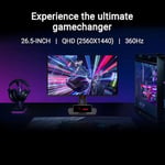 Asus Rog Strix OLED XG27ACDNG 26.5 Inç 360Hz 0.03MS 2k Qhd Adaptive Sync Qd-Oled Pivot Gaming Monitör