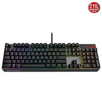Asus ROG Strix Scope RX ROG RX Red Optik Mekanik Switch RGB Kablolu Gaming (Oyuncu) Klavye - Seçenekler: ROG STRIX SCOPE RX/RD, Rog Strix Blue, Rog Strix Red