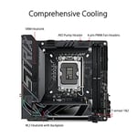 ASUS ROG Strix Z790-I Oyun WiFi 6E LGA 1700 (Intel®13. ve 12. Nesil) mini-ITX oyun anakart (PCIe5.0, DDR5,10+1 güç aşamaları, Thunderbolt 4,2.5GbLAN, USB 3.2 Gen 2x2 ön panel Tip-C, 2x M.2/NV. Me SSD)
