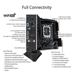 ASUS ROG Strix Z790-I Oyun WiFi 6E LGA 1700 (Intel®13. ve 12. Nesil) mini-ITX oyun anakart (PCIe5.0, DDR5,10+1 güç aşamaları, Thunderbolt 4,2.5GbLAN, USB 3.2 Gen 2x2 ön panel Tip-C, 2x M.2/NV. Me SSD)