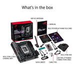 ASUS ROG Strix Z790-I Oyun WiFi 6E LGA 1700 (Intel®13. ve 12. Nesil) mini-ITX oyun anakart (PCIe5.0, DDR5,10+1 güç aşamaları, Thunderbolt 4,2.5GbLAN, USB 3.2 Gen 2x2 ön panel Tip-C, 2x M.2/NV. Me SSD)