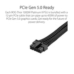 Asus ROG-THOR-1000P2-GAMING V2 1000W 80+ Platinum 135mm Full Modüler Gaming (Oyuncu) Power Supply