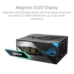 ASUS ROG THOR 1000W PLATINUM III PSU (80 PLUS PLATINUM SERTİFİKALI, ATX 3.1, GaN MOSFET, AKILLI VOLTAJ DÜZENLEYİCİ, MANYETİK OLED EKRAN, 10 YIL GARANTİ)