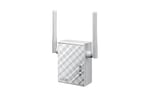 ASUS RP-N12 TDualBand-Roaming Özellikli-Menzil Arttırıcı, Tekrarlayıcı, Wi-Fi 4 N300, WLAN Menzil Uzatması, Güç Anahtarı, 2 Harici Anten, Uygulama Kontrolü