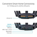 ASUS RT-AX89X WIFI6 Dual Band Gaming Extendable Router-4G 5G Mobile Tethering-AiProtection - Seçenekler: WiFi-6 AX6000 DB-Mesh, WiFi-6 AX1800 DB-Mesh...
