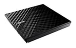 ASUS Sdrw-08D2S-U Lite - Windows Ve Mac Os Için Uyumlu Ömür Boyu Veri Yedeklemesi için M-Disc Desteği ile Taşınabilir 8X DVD Yazıcı, Siyah
