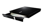 ASUS Sdrw-08D2S-U Lite - Windows Ve Mac Os Için Uyumlu Ömür Boyu Veri Yedeklemesi için M-Disc Desteği ile Taşınabilir 8X DVD Yazıcı, Siyah