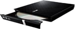 ASUS Sdrw-08D2S-U Lite - Windows Ve Mac Os Için Uyumlu Ömür Boyu Veri Yedeklemesi için M-Disc Desteği ile Taşınabilir 8X DVD Yazıcı, Siyah