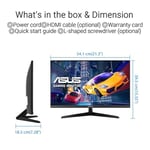 ASUS VY249HGR 23,8 inç Eye Care Oyun Monitörü (FHD (1920 x 1080), IPS, 120Hz (OC), SmoothMotion, 1ms (MPRT), Adaptive Sync, Eye  - Seçenekler: 23.8inc-120Hz-FHD, 27inc-120Hz-FHD, 21.45inc-100Hz-FHD...