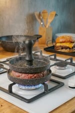 Ata Home Profesyonel Granit Hamburger Köfte Kalıbı Aparatı Hamburger Pişirme Köfte Kalıp 110 Mm