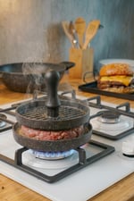 Ata Home Profesyonel Granit Hamburger Köfte Kalıbı Aparatı Hamburger Pişirme Köfte Kalıp 110 Mm