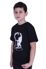 Atatürk Baskılı Atatürk Imzalı Unisex Çocuk T-shırt