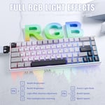 ATTACK SHARK X68MAX HE Manyetik Anahtarlı Hızlı Tetik Alüminyum Kablolu Oyun Klavyesi, 0,005 mm RT Hassasiyet, Ayarlanabilir Çalıştırma, 8 KHz, 0,08 ms Gecikme, RGB (Beyaz)