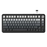 ATTACK SHARK X85PRO 75% Kablosuz Mekanik Klavye – TFT Ekran, Gasket Yapı, RGB Işıklandırma, Hot-Swap, 4000mAh Pil, BT/2.4G/USB-C Üçlü Bağlantı, QMK Desteği – Moonlit