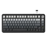 ATTACK SHARK X85PRO 75% Kablosuz Mekanik Klavye – TFT Ekran, Gasket Yapı, RGB Işıklandırma, Hot-Swap, 4000mAh Pil, BT/2.4G/USB-C Üçlü Bağlantı, QMK Desteği – Moonlit