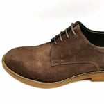 AU05 Kahve Süet Kışlık Oxford Model