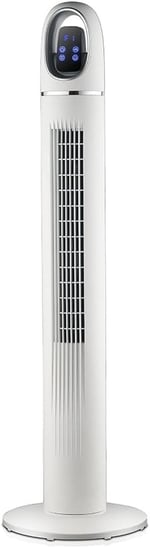 Auhma Kule Tipi Vantilatör 45W | Uzaktan Kumandalı ve Dokunmatik LED Ekranlı Sessiz Dik Vantilatör, 3 Farklı Çalışma Modlu, Zamanlayıcılı Enerji Tasarruflu Ev ve Ofis Tipi Kule Vantilatör